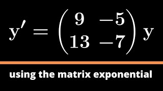Differential Equations | Homogeneous System of Linear Differential Equations Example 3