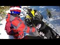 snowmobiling in the soapstone basin february 2020