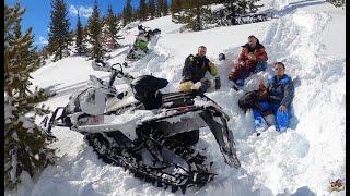 Snowmobiling in the Soapstone Basin -  February 2020