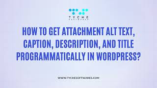 How to Get Attachment Alt Text, Caption, Description, and Title Programmatically in WordPress?