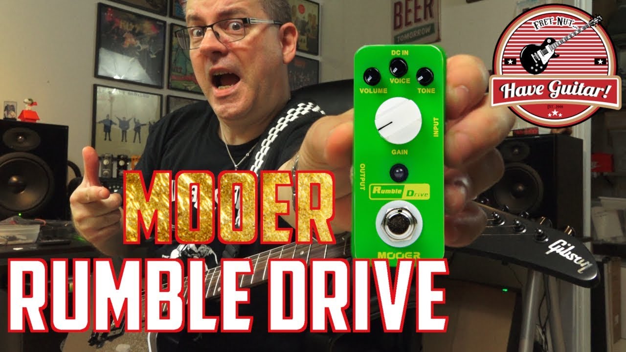 Rumble Drive Overdrive Pedal By Mooer (Pedal Sound Demo & Review) - YouTube