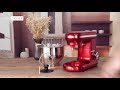 vivohome stand mixer 650w 6 speed 6 quart tilt head kitchen electric food mixer with beater red