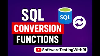 SQL Conversion Functions Made Simple — Learn with Real Examples!