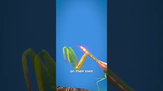 Praying Mantises Eating Heads