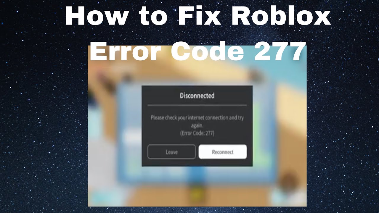 Error code 277