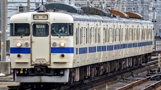 【415系セミクロスシート車で行く！長崎本線横断号】415系Fo117／9183M吉塚駅通過