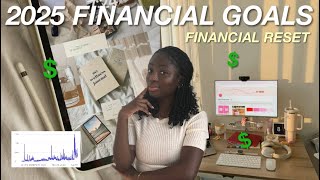 MY 2025 FINANCIAL GOALS 💸 saving, investing, budetting \u0026 how I'm going to achieve them