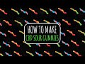 How to Make Sour Gummy Worms with CBD