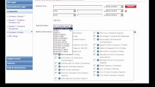 LexisNexis Academic: Find a Company Profile