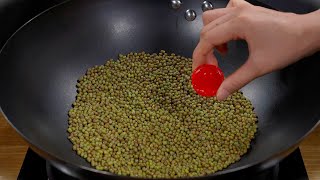 煮綠豆時，只需多加一步，5分鐘全煮爛開花，真的又快又省事#like #美食教程 #food #delicious