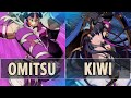 GBVSR:🔥Omitsu (Ladiva) Vs Kiwi (Yuel)🔥| High Level Gameplay.