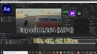 How to Export  H264 (.mp4) in After Effect 2021