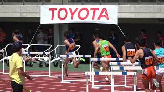 第98回関東学生陸上競技対校選手権大会  男子1部 ４００ｍＨ 予選2組