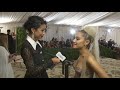 Ariana Grande on Her Sistine Chapel Ceiling Dress  Met Gala With Liza Koshy  Vogue