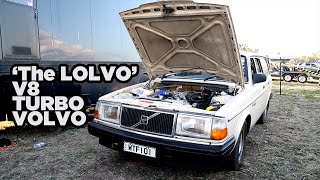 The LOLVO - Turbo 1UZ Powered Volvo at Powercruise