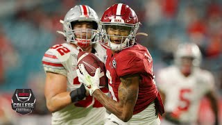 DeVonta Smith's National Championship Game highlights: 215 yards, 3 TDs — all in first half | ESPN