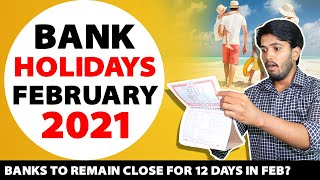 Bank Holidays In February 2021 - Bank Holiday 2021 February List | Bank holidays 2021 | Fayaz