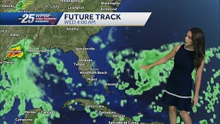 Drier Sunday across South Florida, watching the tropics this week