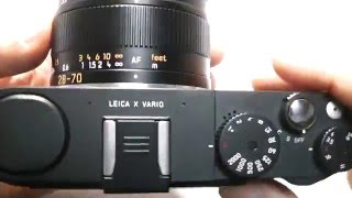 LEICA ライカ X vario バリオ  (Typ107) ブラック 元箱、付属品一式 + VF2ファインダー + 純正ボディケース