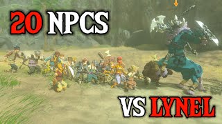 Can 20 NPCs Defeat a LYNEL? | Zelda: Tears of the Kingdom