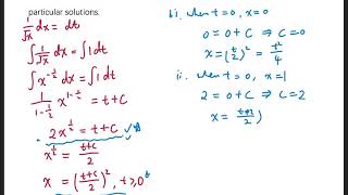 4.1 Solve ODE using seperating varialbes method part 2 (Edxcel FP2)