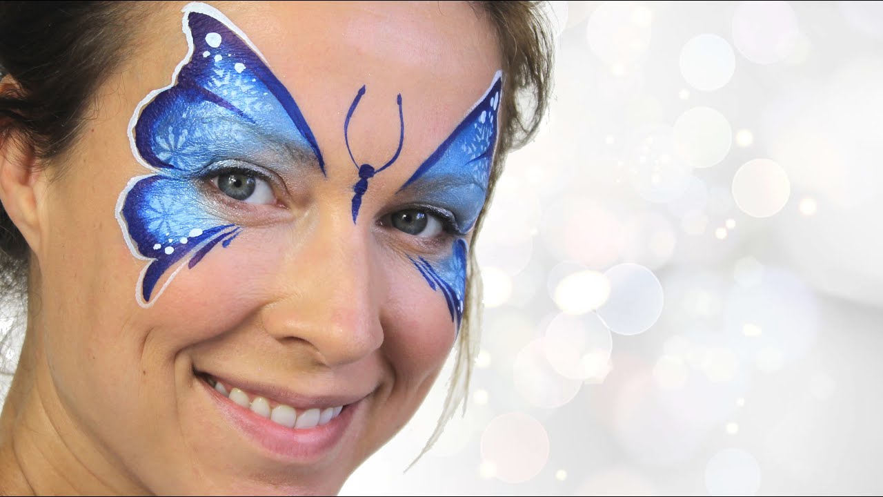 Butterfly Face Paint Tutorial At Marvin Wolbert Blog