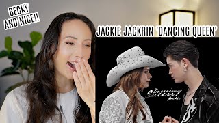 JACKIE JACKRIN - DANCING QUEEN [OFFICIAL MV] REACTION | Becky & Nice ATLAS