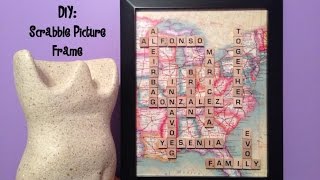 DIY: Scrabble Picture Frames!