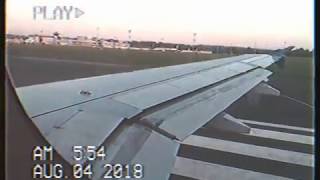 Take Off From Vilnius International Airport VHS Tape Style!