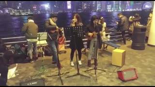 10-2-2017 尖沙咀碼頭busking@楊千嬅 - 野孩子(ukulele)