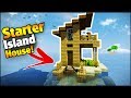 Minecraft: Island Starter House Tutorial - How to Build a House in Minecraft Minecraft: Island Starter House Tutorial - How to Build a House in Minecraft