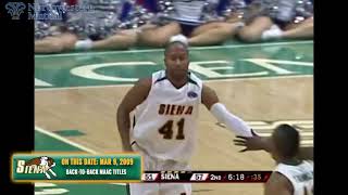 On This Day in Siena Saints History : MBB Goes Back-to-Back