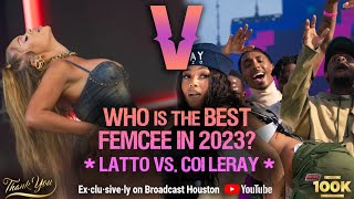 LATTO verzuz COI LERAY, Who Had the BEST PERFORMANCE @ Pharrell's Something in the Water Fest 2023?