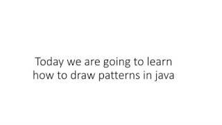 java Square Patterns