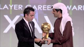 Globe Soccer Awards 2013 - Player Career Award (Xavi)