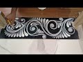 easy and beautiful door border alpona rangoli design mukesh arts