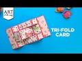 Paper Craft | DIY | Tri Fold Card | Card Making | Handmade | Card Making Ideas | @VENTUNOART