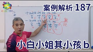 【彩虹生命數字學‧生命藍圖案例解析-187】解讀新竹”小白小姐\