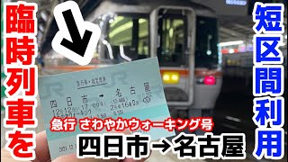 【短区間利用】一日限りの特別運行！急行さわやかウォーキング号を短区間利用してみたw【TikTok】