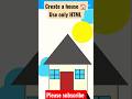 Create a Mini house 🏠 #coding #code
