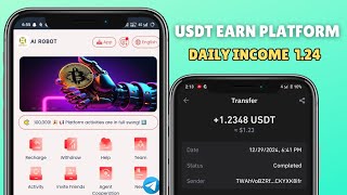 AiRobot Mall | New Usdt Earning Site | Usdt Money Making Website | Free Usdt Mining | Usdt Earning