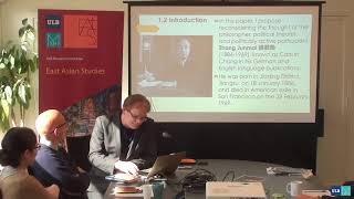 " Zhang Junmai and Confucian Social Democracy" - Eric Nelson at MSH-ULB