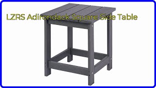 REVIEW (2024): LZRS Adirondack Square Side Table. ESSENTIAL details.