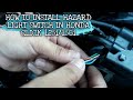 INSTALLING HAZARD LIGHT SWITCH | HONDA CLICK 125i/150i || #HowToByMrGshadow #LaUnionMotovloggers