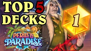 Top 5 BEST DECKS in Hearthstone feat. Prince Renathal