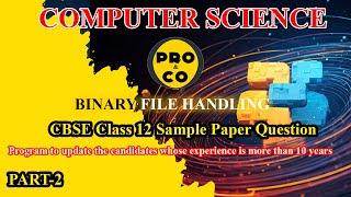 Python Tutorial to Update Specific Data in Binary File #python #cbseclass12 #pythontutorial #code