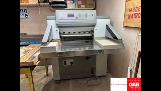 Polar 66 paper guillotine for sale   single phase 230v   Gab Supplies Ltd   1998