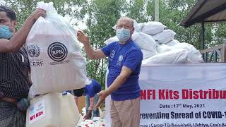 NFI Kits Distribution at Camp 10 on May 17, 2021 RPN