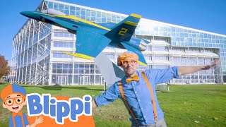 Blippi Visits The Museum of Flight - Learn About Planes | Kids Fun & Educational Cartoons