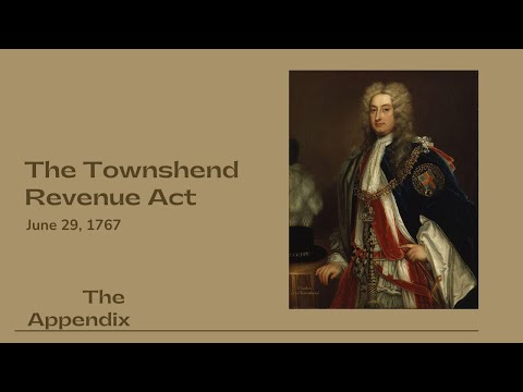 What was the Revenue Act of 1767?